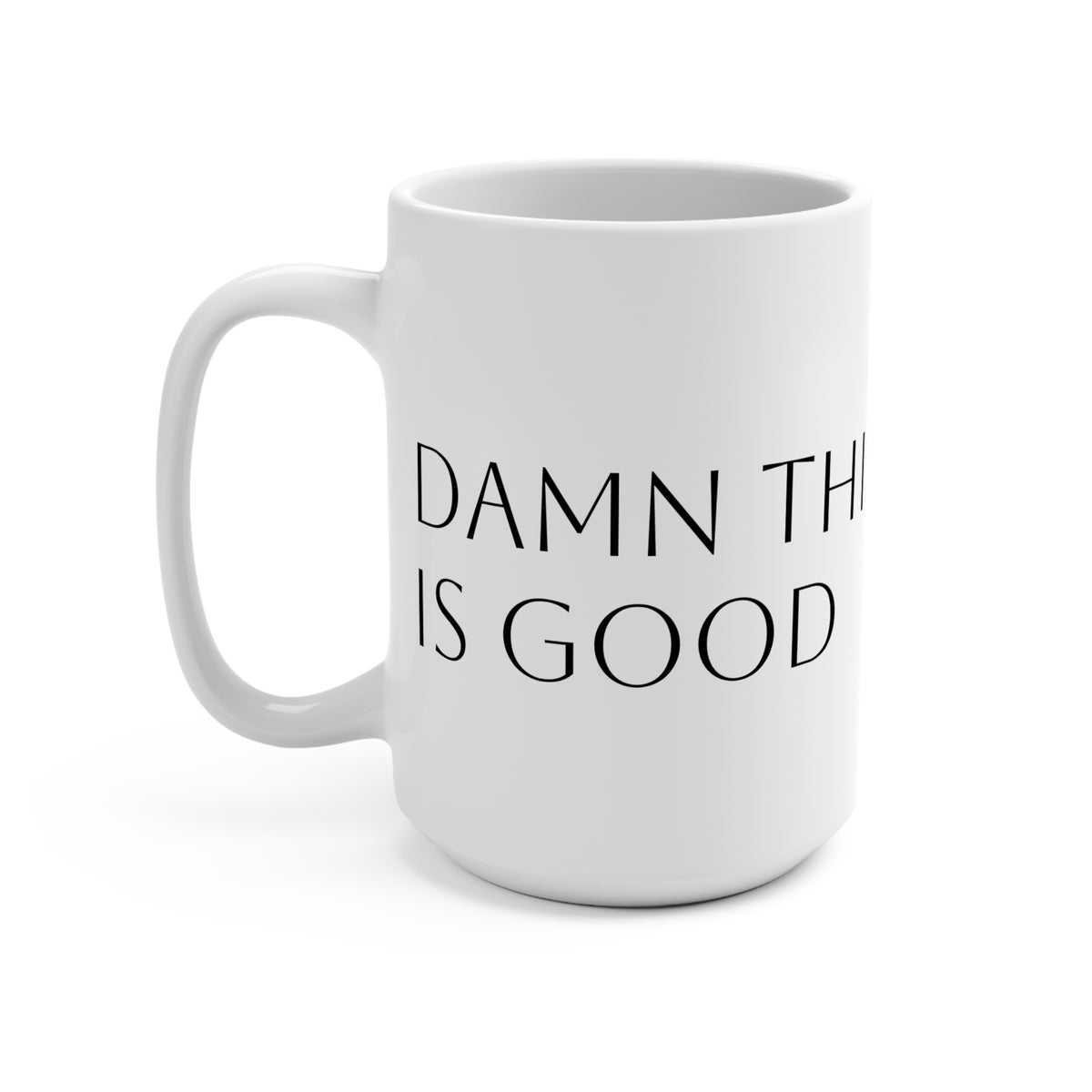 No Chit! 15oz Ceramic Coffee Mug — Funny Office & Desk Gift